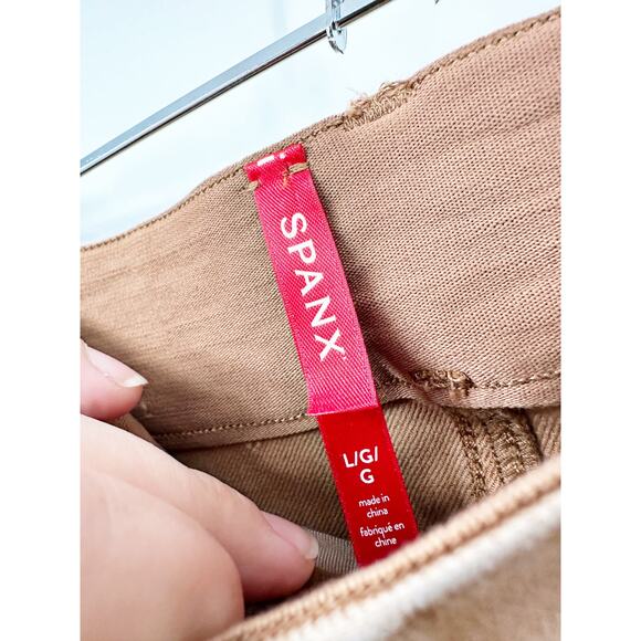 Spanx Stretch Twill Cargo Pant Honey Glow Size L - Picture 5 of 5